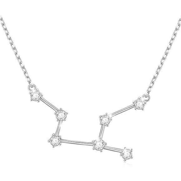 925 Sterling Silver CZ Astrology 12 Constellation Horoscope Sign Astrology - Picture 7 of 7